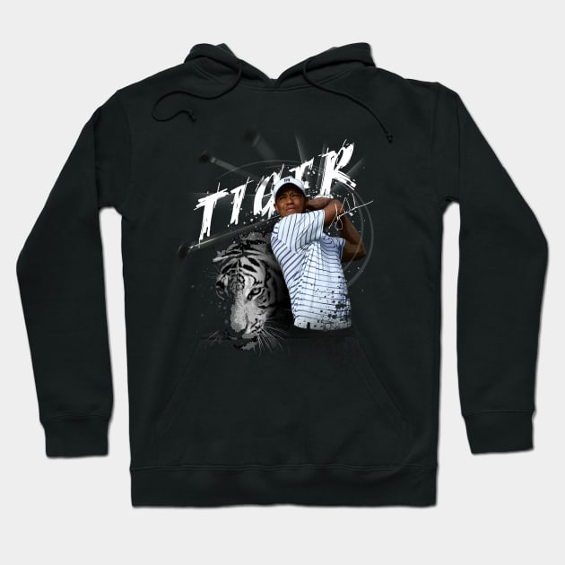 Tiger Woods Hoodie by Juantamad